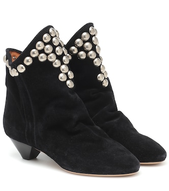 Bottines Doey en daim clouté | Isabel Marant
