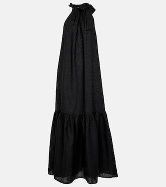 Maxikleid Ibiza aus Leinen | Asceno
