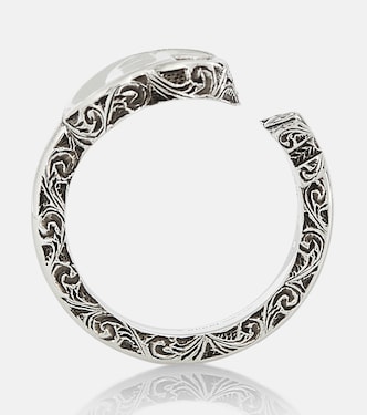 Bague Double G en argent sterling | Gucci