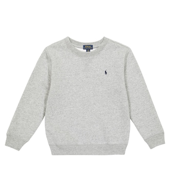 Logo cotton-blend jersey sweatshirt | Polo Ralph Lauren Kids