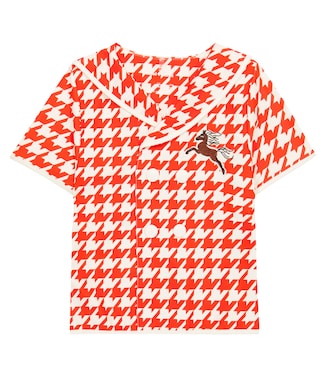 Houndstooth embroidered swim top | Mini Rodini