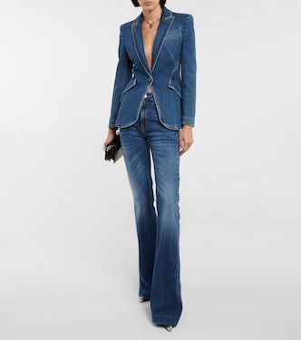 Jeans flared a vita alta | McQueen