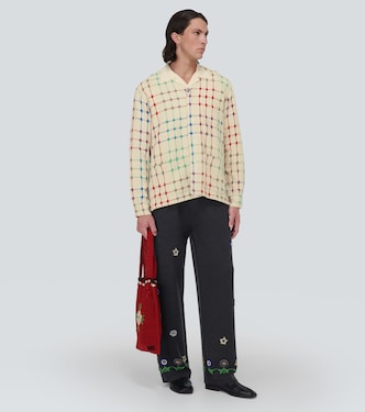 Dobby Weave cotton jacket | Bode