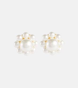 Orecchini a bottone a margherita | Simone Rocha