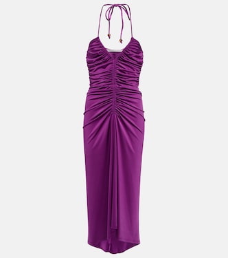 Saskia ruched midi dress | Veronica Beard