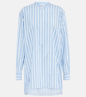Striped cotton and silk shirt | Toteme