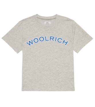 로고 코튼 티셔츠 | Woolrich Kids