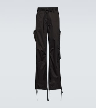 Pantaloni regular in cotone a vita alta | Dolce&Gabbana