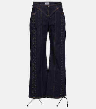 Jean bootcut à taille basse | Jean Paul Gaultier