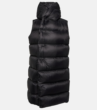 Abrigo con capucha y paneles de plumas | Rick Owens