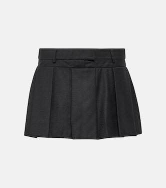 Minifalda plisada Myca de lana | Aya Muse