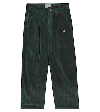 Pantalon chino rayé en velours | Bobo Choses