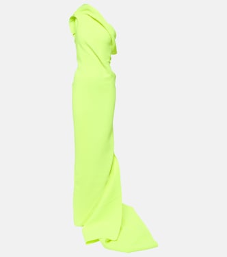 One-Shoulder-Robe Instrumental aus Crêpe | Maticevski