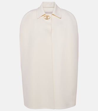 Mantella Compact Drap VLogo in lana | Valentino