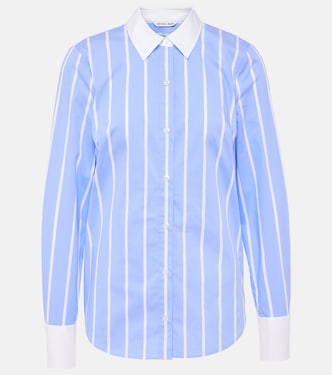 Marisol striped cotton poplin shirt | Veronica Beard