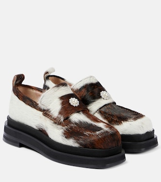 Mocassini Heart Toe in cavallino | Simone Rocha