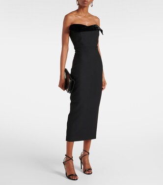 Midikleid aus Crêpe | Roland Mouret