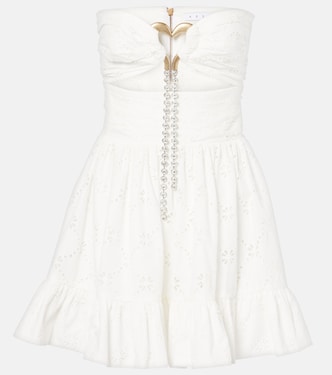 Draped cotton minidress | Area