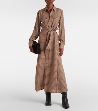 Abito chemisier in misto cotone e lana | Polo Ralph Lauren
