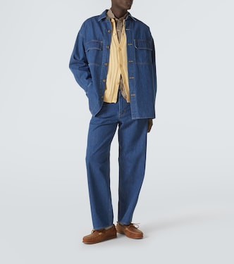 Jeans regular con cintura | Auralee