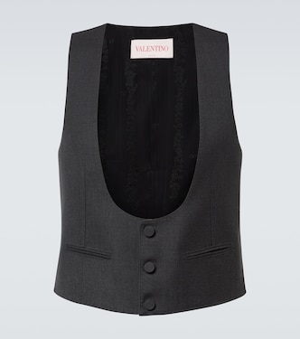 Weste aus Woll-Gabardine | Valentino