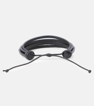 Bracciale Cassandre in pelle | Saint Laurent