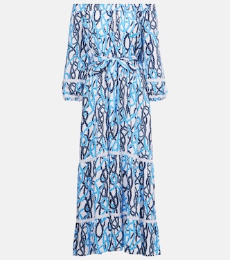Bedrucktes Off-Shoulder-Midikleid Eclipse | Melissa Odabash