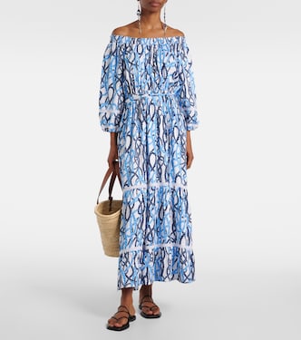 Abito midi Eclipse con scollo bardot | Melissa Odabash
