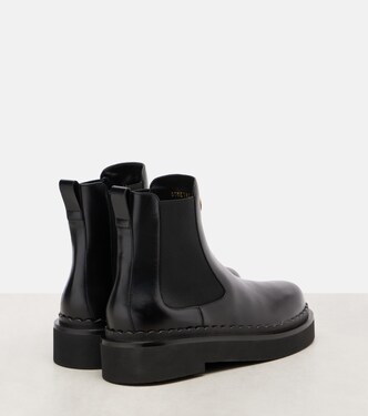 VLogo Signature leather ankle boots | Valentino Garavani