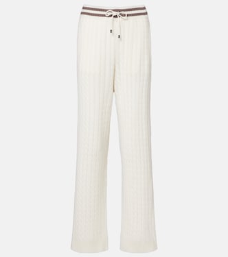 Pantalones anchos de cachemir | Brunello Cucinelli