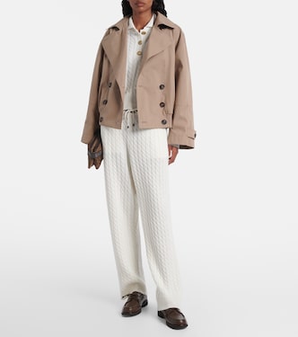 Pantalones anchos de cachemir | Brunello Cucinelli