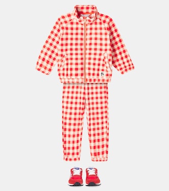 Veste en polaire à carreaux | Mini Rodini