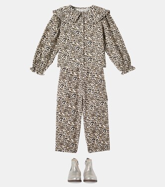 Nelia leopard-print straight pants | The New Society