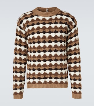 Wool and alpaca-blend jacquard sweater | Moncler Grenoble