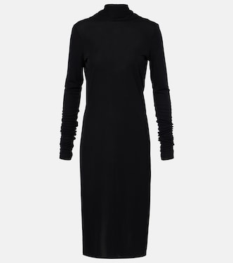 Draped jersey midi dress | Toteme