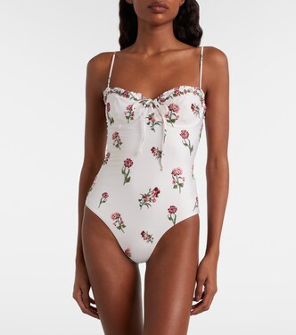 Ebano floral swimsuit | Agua by Agua Bendita