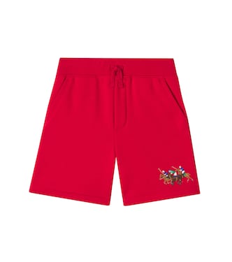 Shorts in jersey di misto cotone | Polo Ralph Lauren Kids