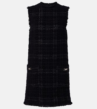 Medusa '95 cotton-blend tweed minidress | Versace