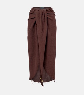 Winnie cotton beach cover-up | Melissa Odabash