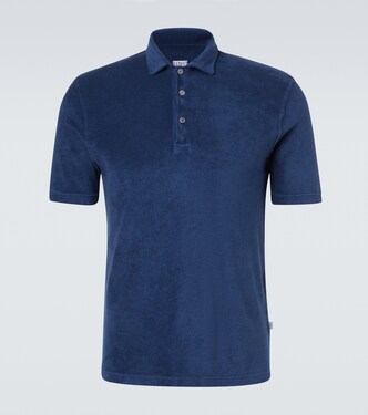 Mondial cotton terry polo shirt  | Fedeli