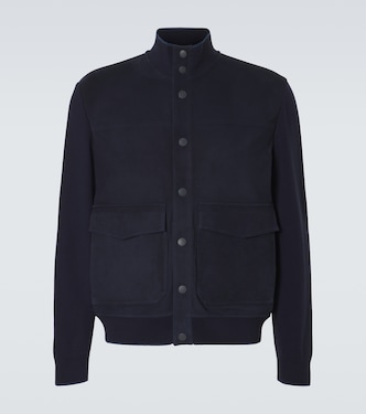 Chaqueta bomber de ante | Canali