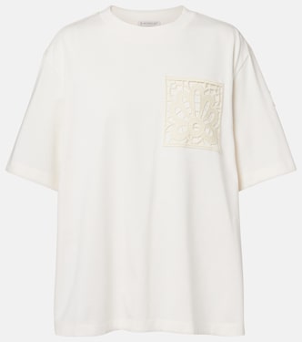 Camiseta de jersey de algodón oversized | Moncler