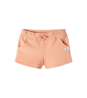 Shorts aus Baumwoll-Jersey | Chloé Kids