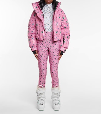 x Naj-Oleari 3 Moncler Grenoble printed turtleneck ski top | Moncler Genius