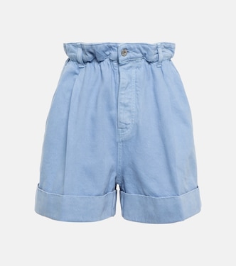 High-Rise Jeansshorts | Miu Miu