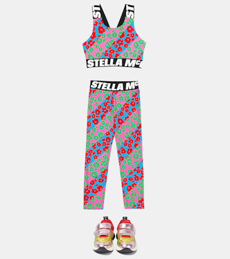 Printed jersey crop top | Stella McCartney Kids