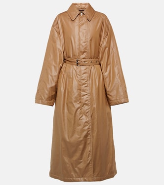 Oversize-Mantel Crisley aus Lederimitat | Isabel Marant