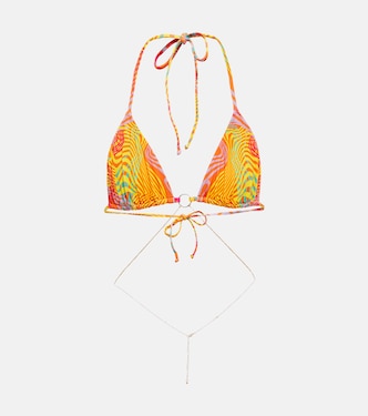 Top de bikini Chain estampado | Bananhot