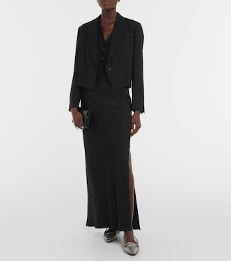 Blazer cropped | Brunello Cucinelli