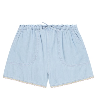Shorts Halcyon en denim | Zimmermann Kids